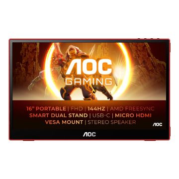 Buy 15.6" AOC IPS PORTABLE Monitor 16G3 1