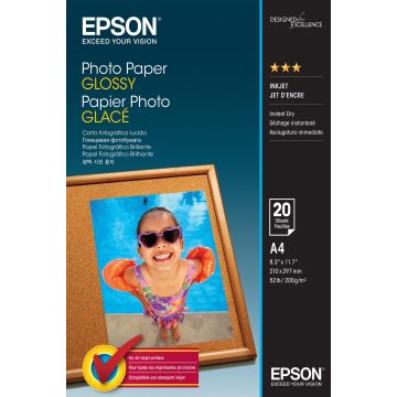Buy Epson Photo Paper Glossy - A4 - 20 sheets 1